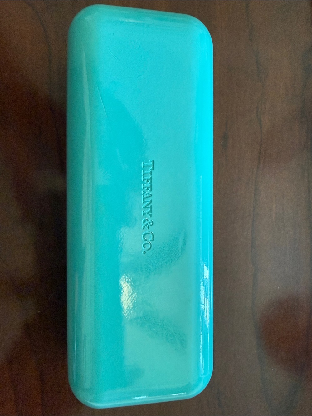 Tiffany & Co. Glossy Robin's Egg Blue Bath & Body Accessory Case